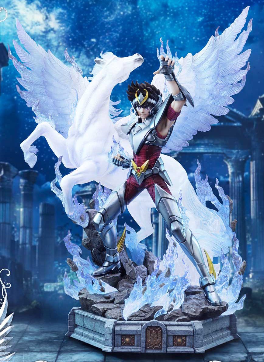 Saint Seiya Pegasus Seiya "Final Bronze Cloth" (Bonus Version) Quarter Scale Statue  (Prototype Shown) View 1
