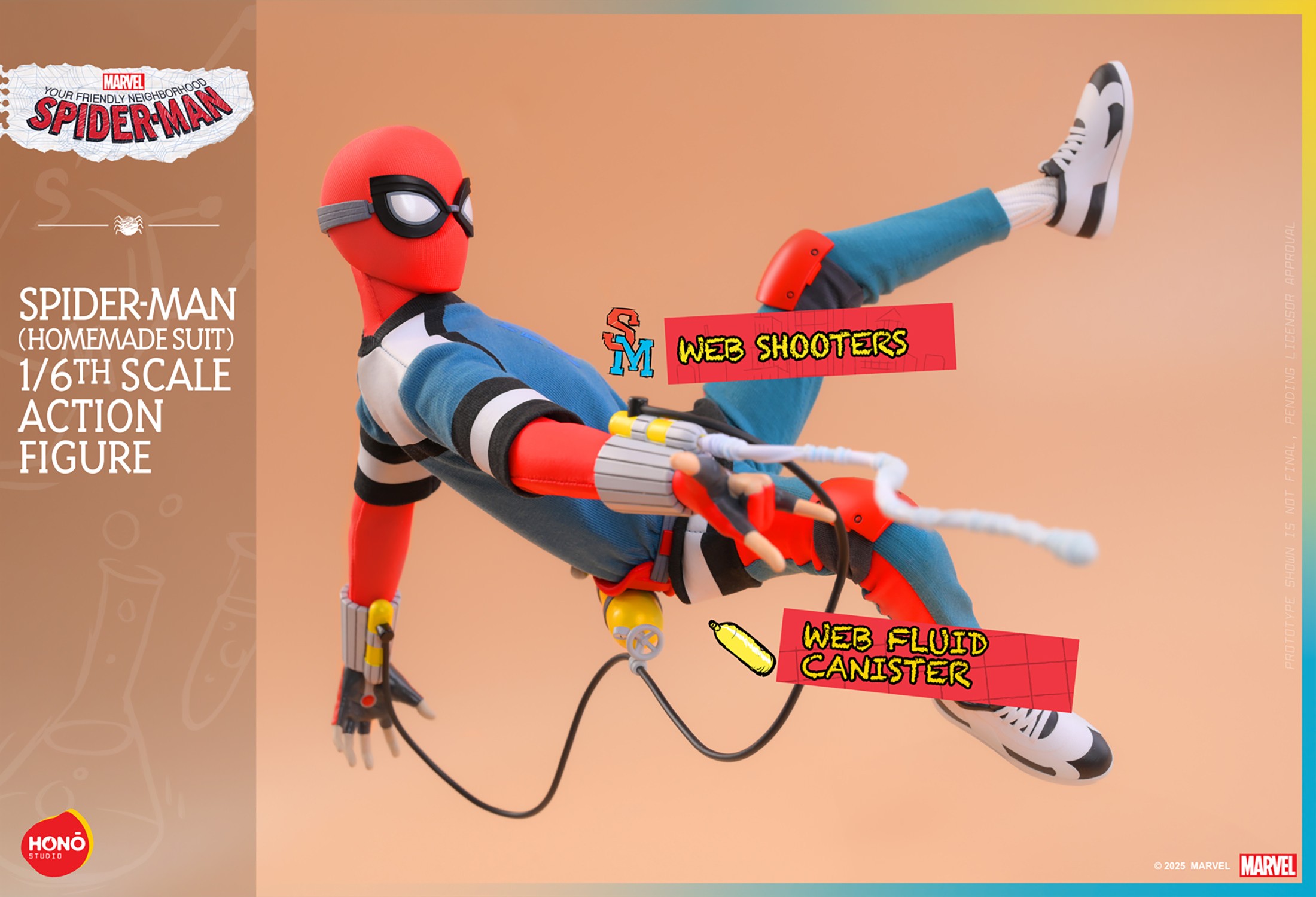Marvel Spider-Man (Homemade Suit) Action Figure  (Prototype Shown) View 17