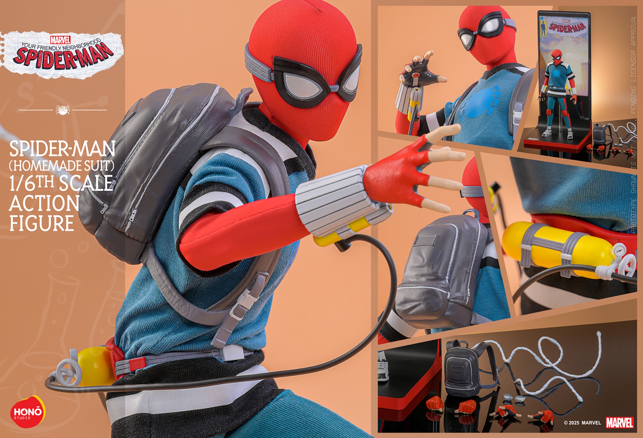 Marvel Spider-Man (Homemade Suit) Action Figure  (Prototype Shown) View 19