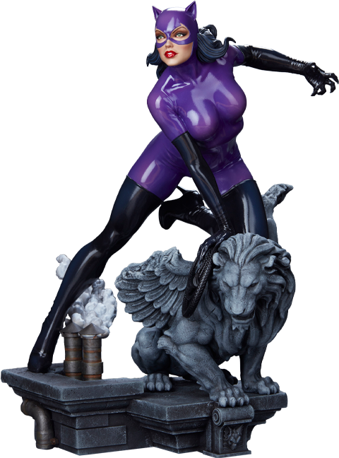 DC Comics Catwoman (Purple Edition) Quarter Scale Maquette  (Prototype Shown) View 17