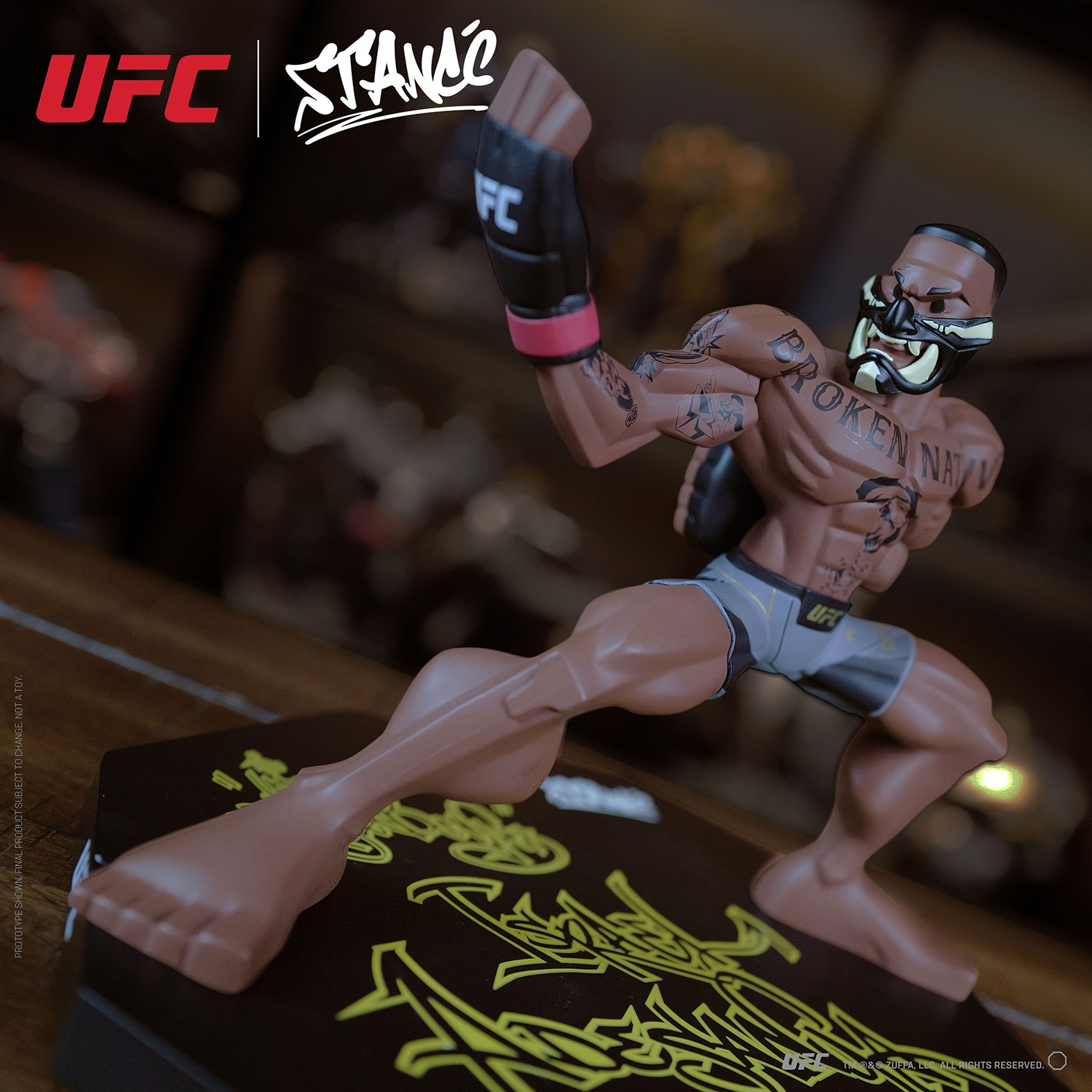 UFC Israel Adesanya Designer Collectible Statue  (Prototype Shown) View 3