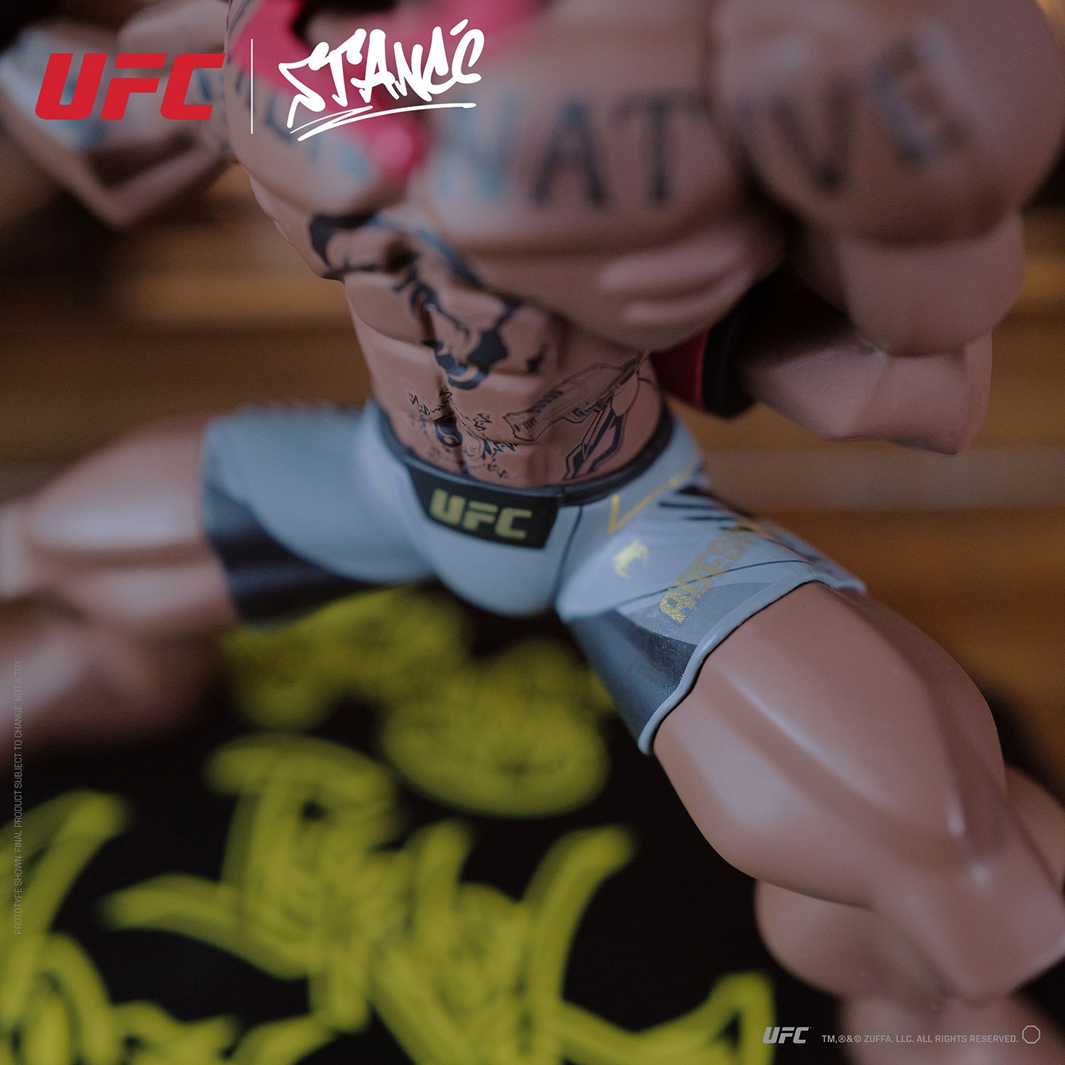 UFC Israel Adesanya Designer Collectible Statue  (Prototype Shown) View 4