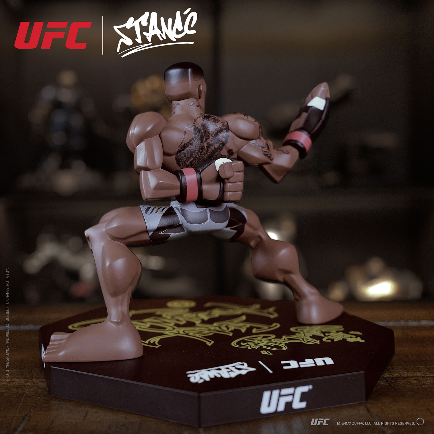 UFC Israel Adesanya Designer Collectible Statue  (Prototype Shown) View 12