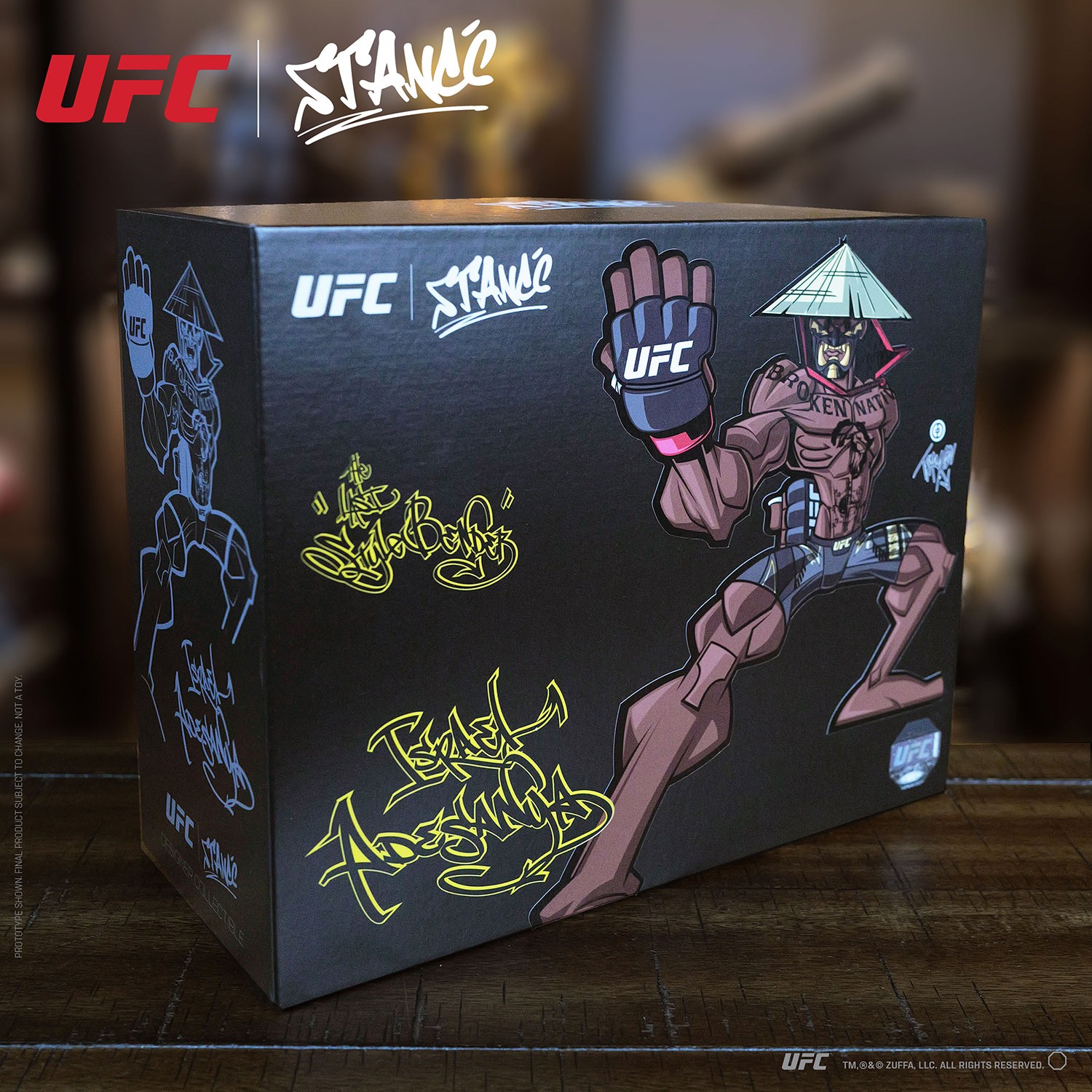 UFC Israel Adesanya Designer Collectible Statue  (Prototype Shown) View 16