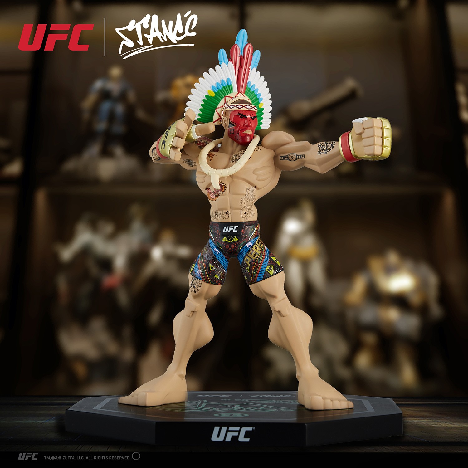 UFC Alex Pereira (Limited Edition) Designer Collectible Statue  (Prototype Shown) View 1