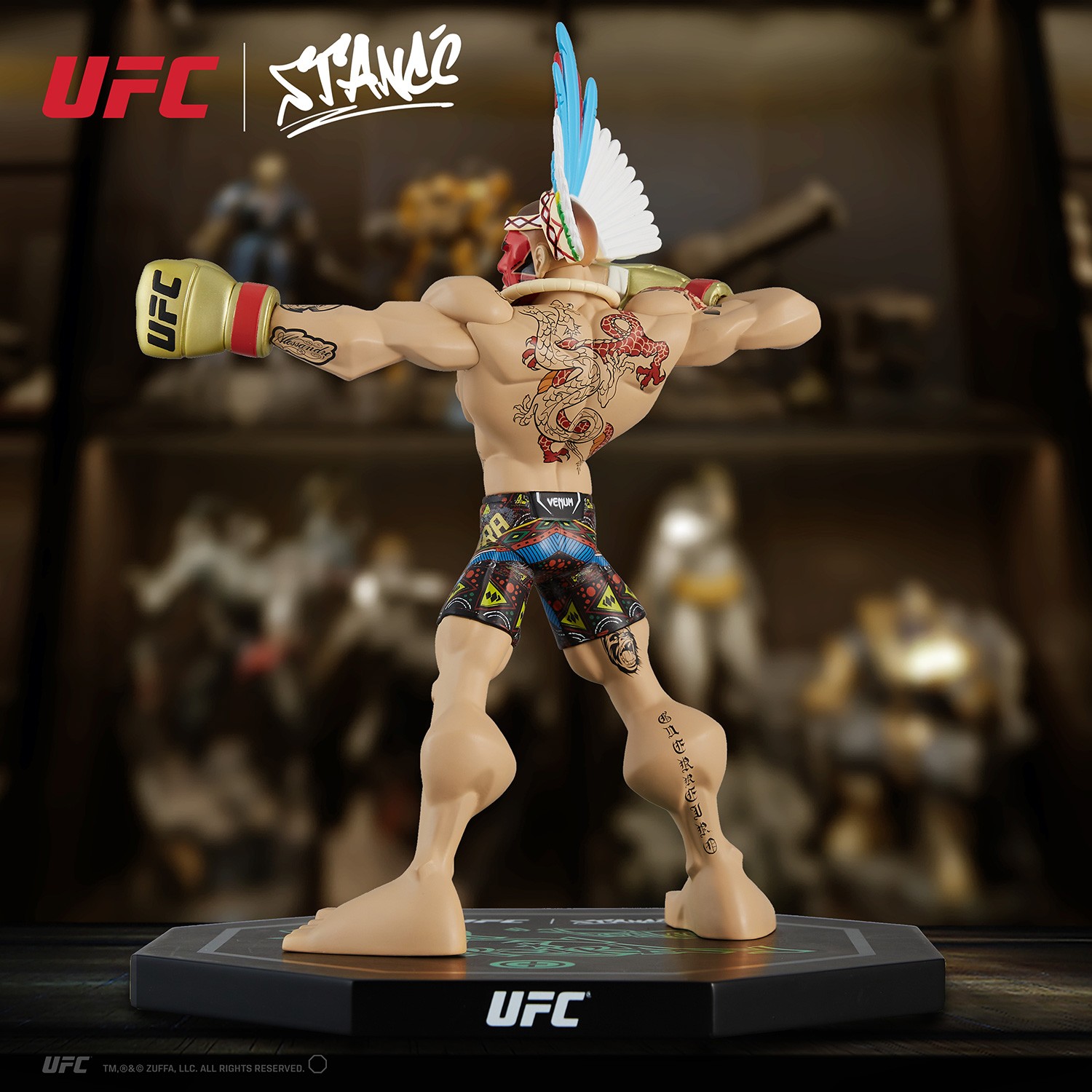 UFC Alex Pereira (Limited Edition) Designer Collectible Statue  (Prototype Shown) View 7