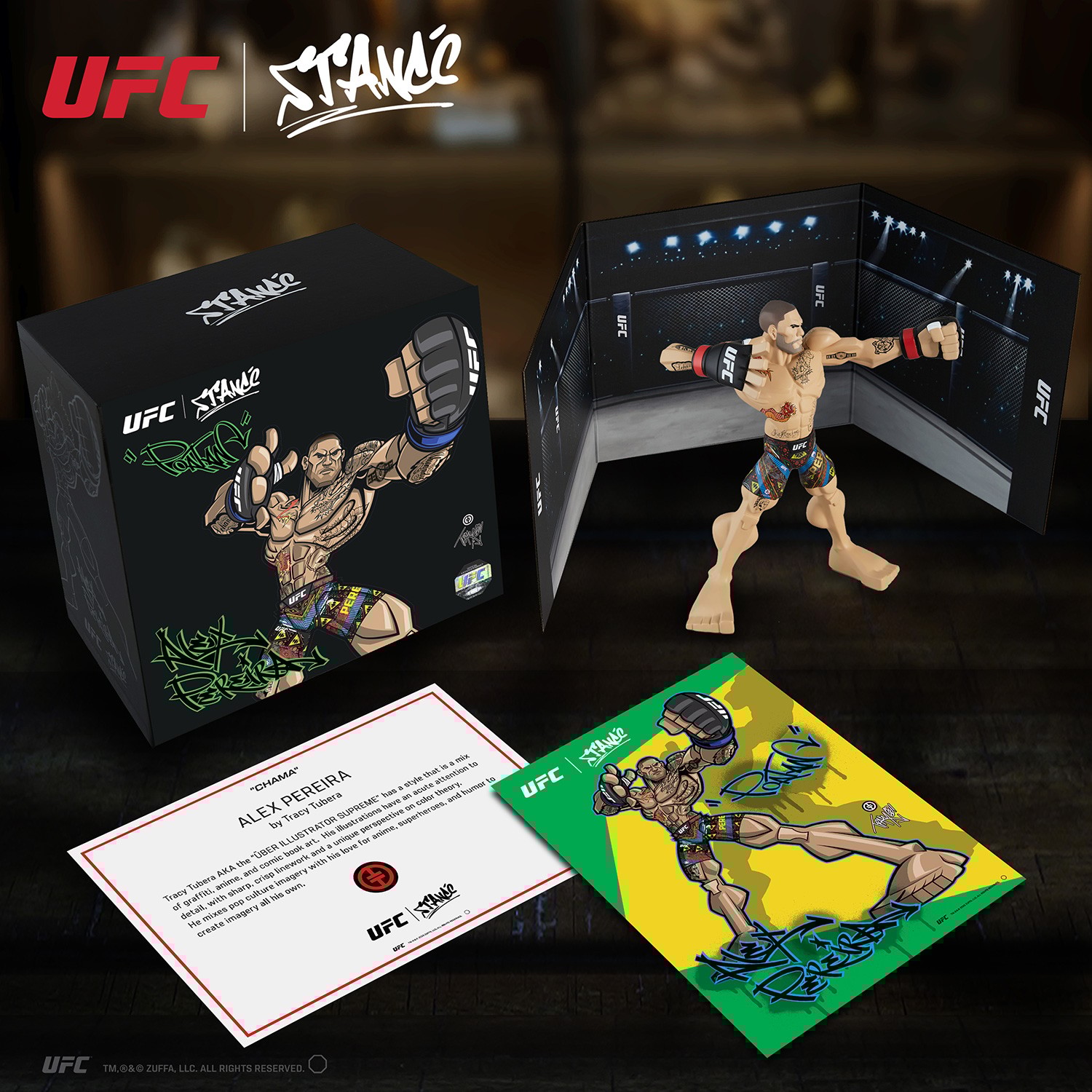 Alex Pereira Designer Collectible Statue by Stancé Designer Art