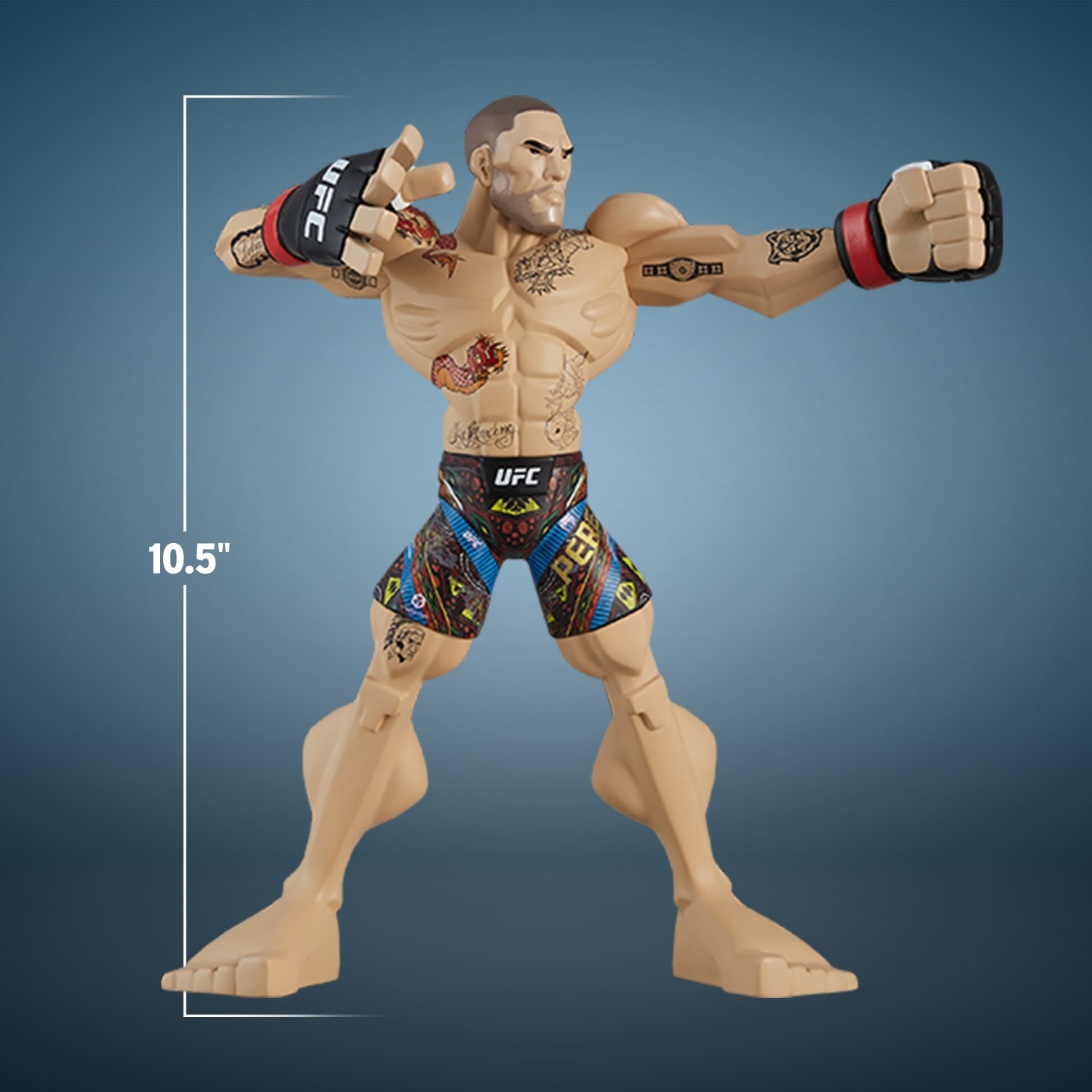 UFC Alex Pereira Designer Collectible Statue  (Prototype Shown) View 2