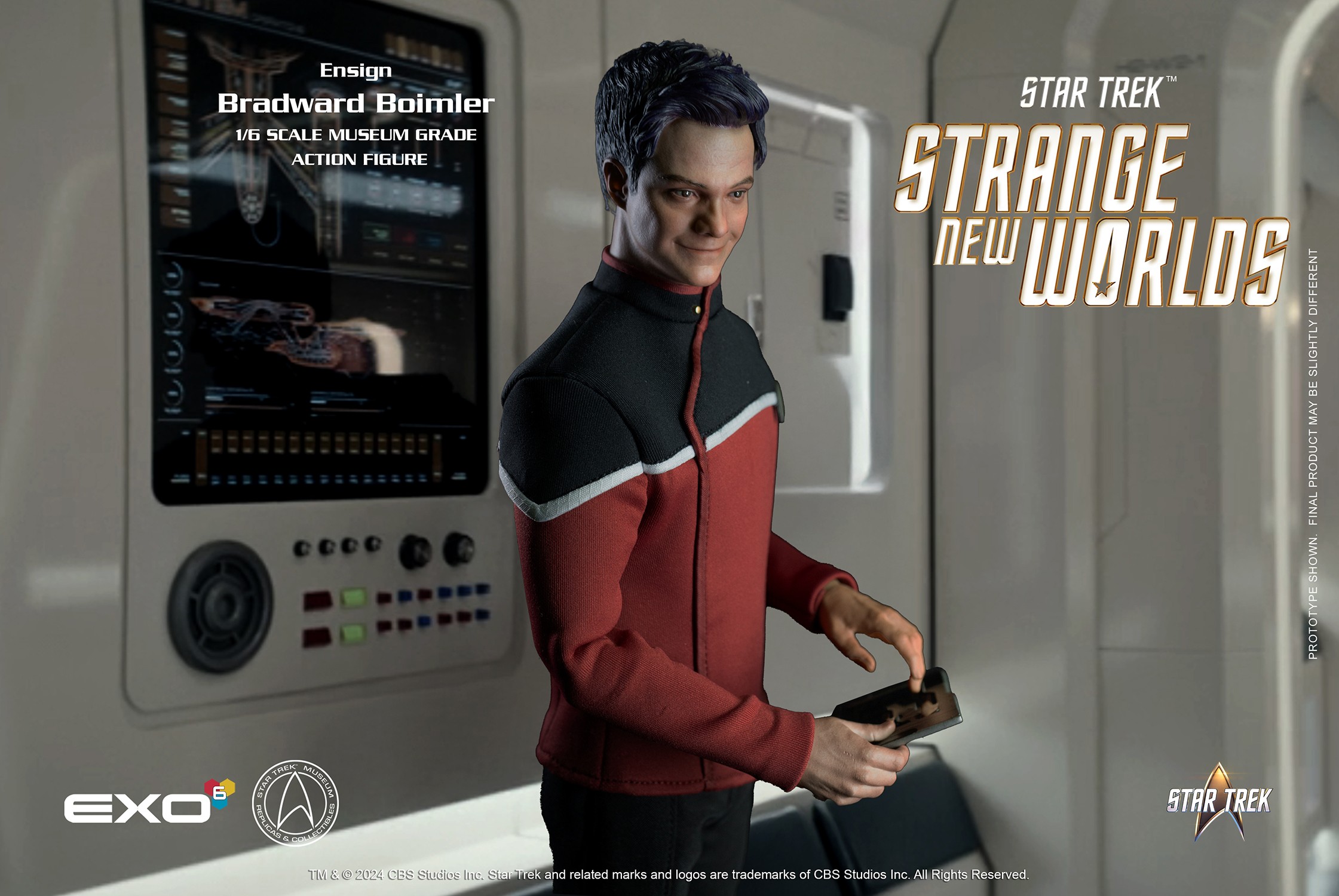 Star Trek Ensign Boimler Sixth Scale Figure  (Prototype Shown) View 7