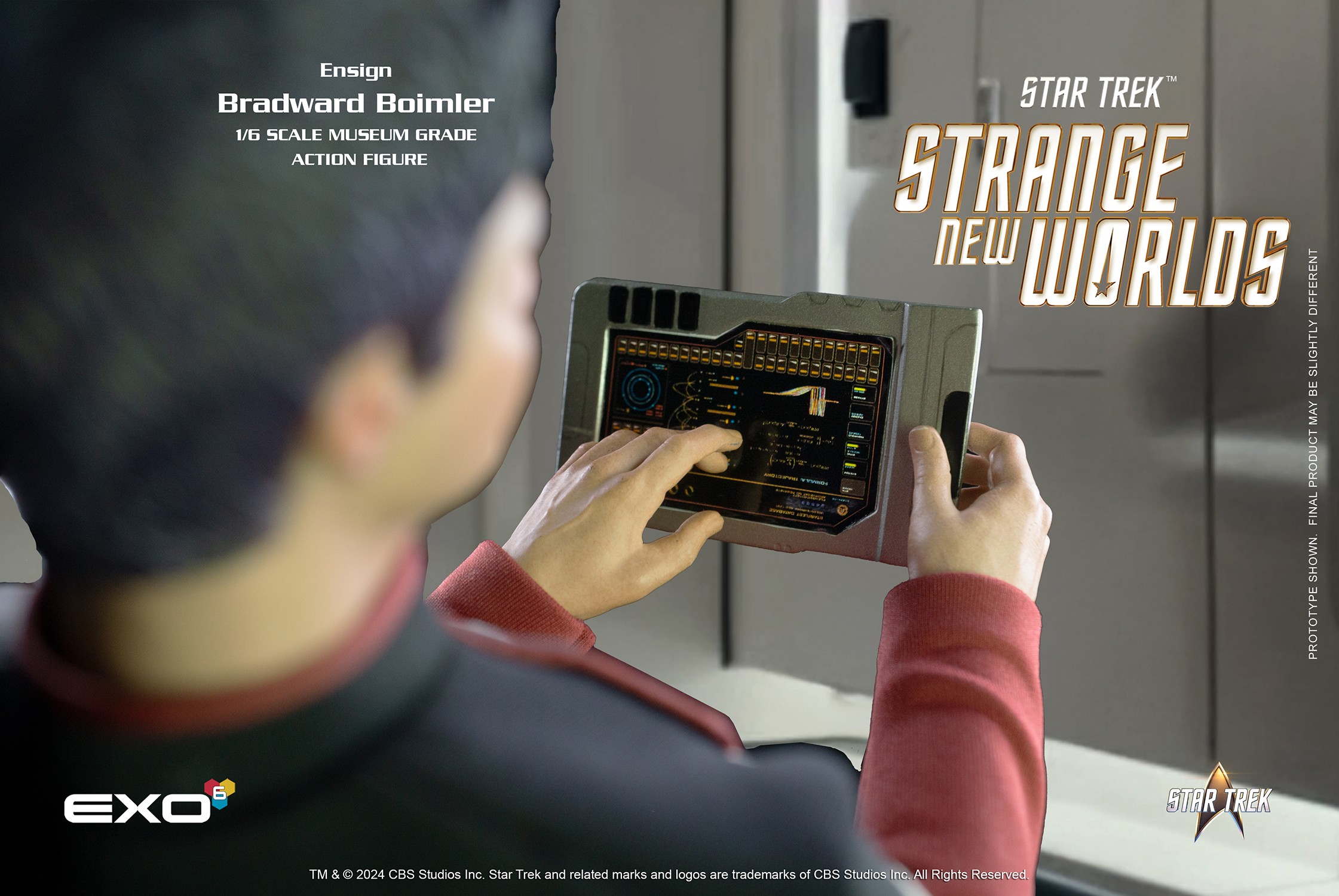 Star Trek Ensign Boimler Sixth Scale Figure  (Prototype Shown) View 8