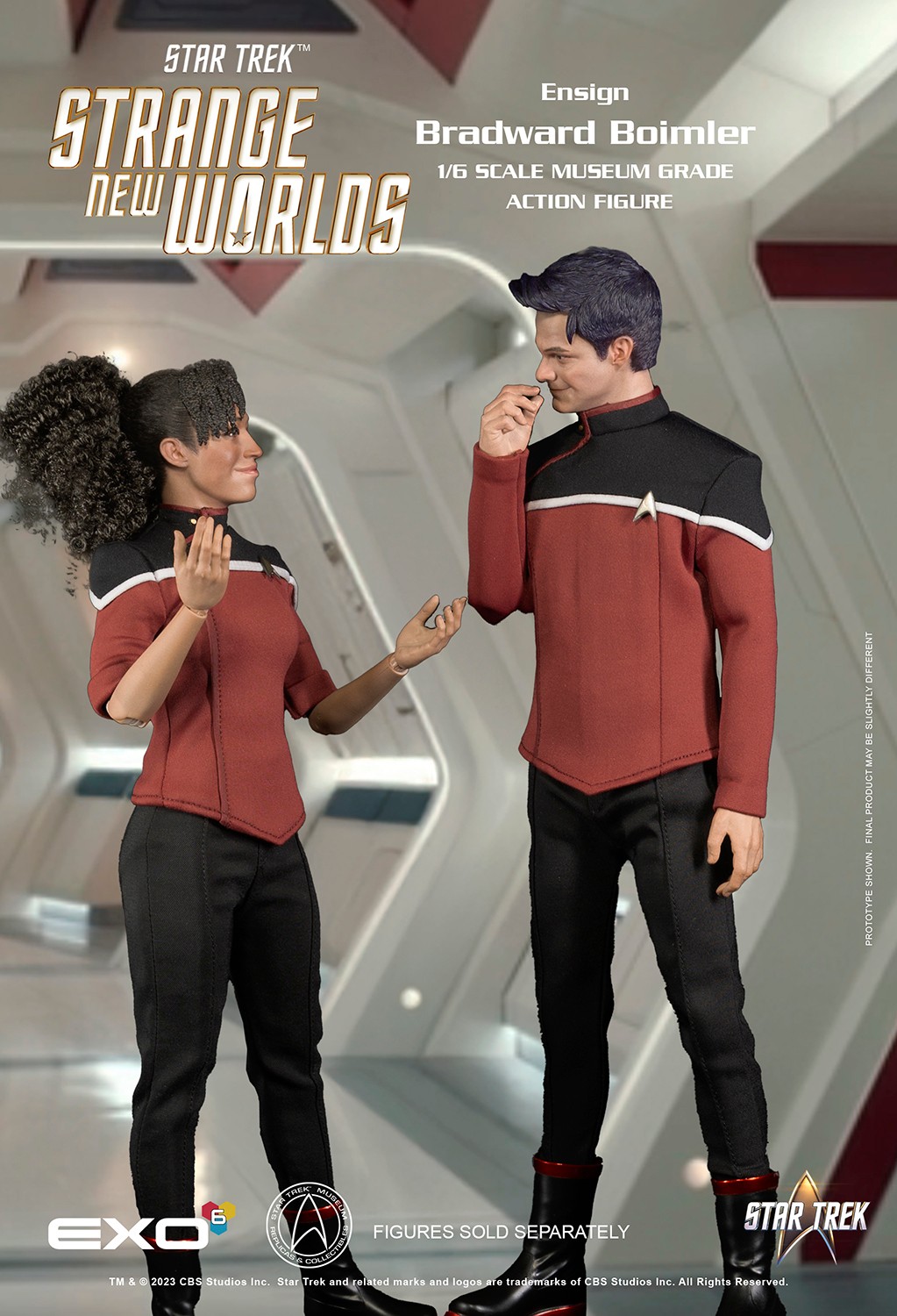 Star Trek Ensign Boimler Sixth Scale Figure  (Prototype Shown) View 12