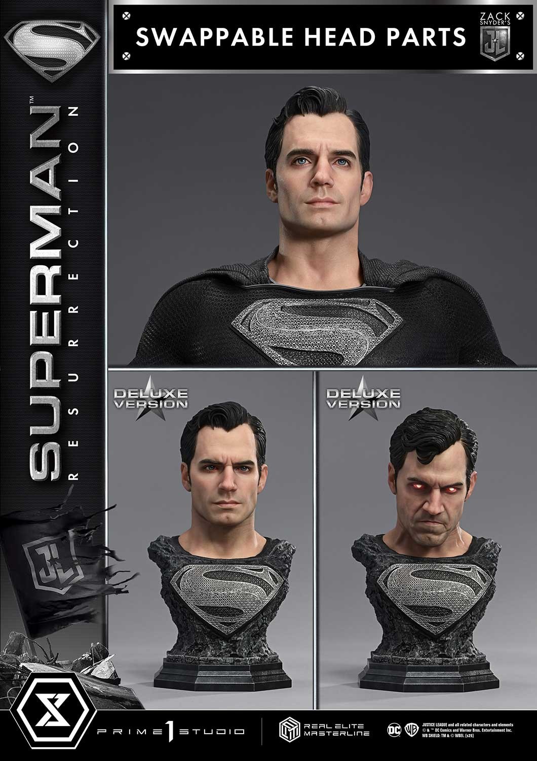 DC Comics Superman Resurrection (Deluxe Bonus Version) 1:3 Scale Statue  (Prototype Shown) View 16