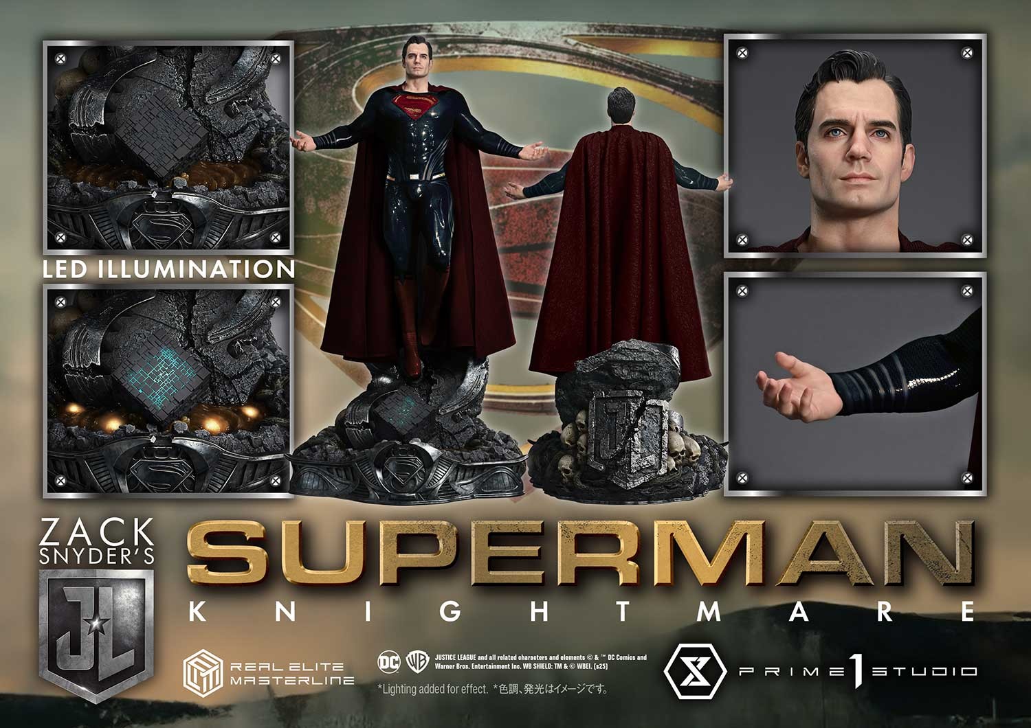DC Comics Superman Knightmare 1:3 Scale Statue  (Prototype Shown) View 7