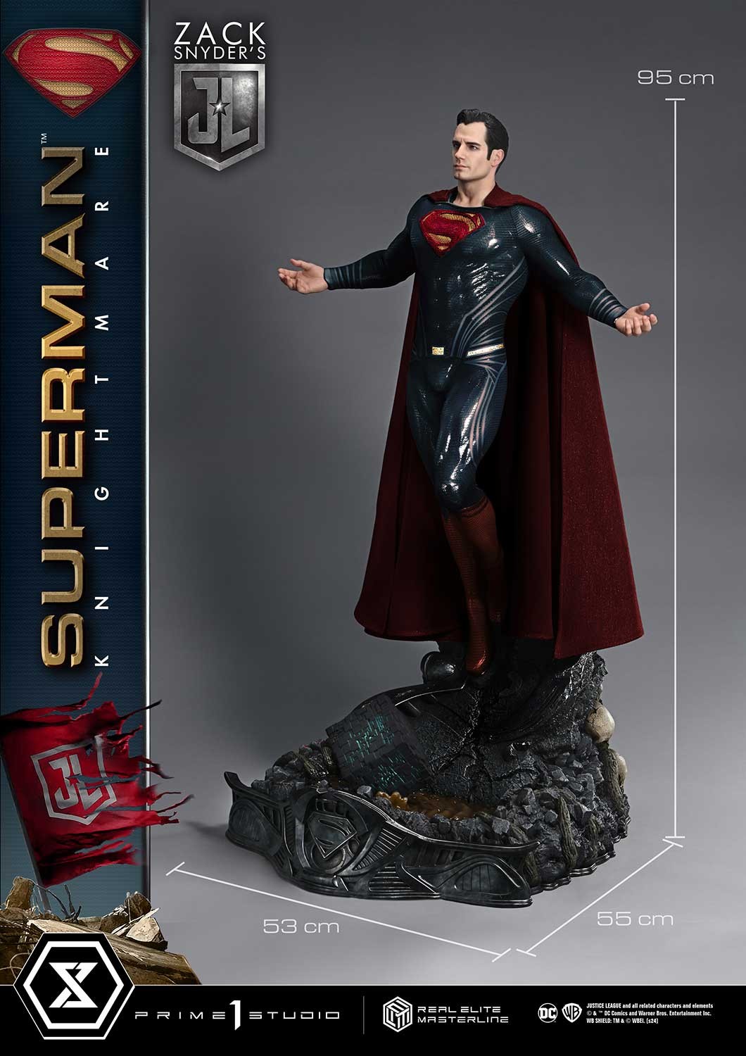 DC Comics Superman Knightmare 1:3 Scale Statue  (Prototype Shown) View 10