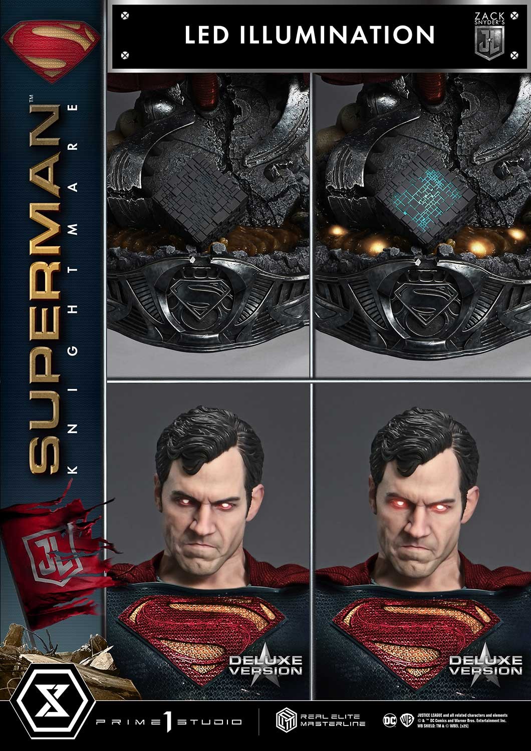 DC Comics Superman Knightmare (Deluxe Bonus Version) 1:3 Scale Statue  (Prototype Shown) View 9