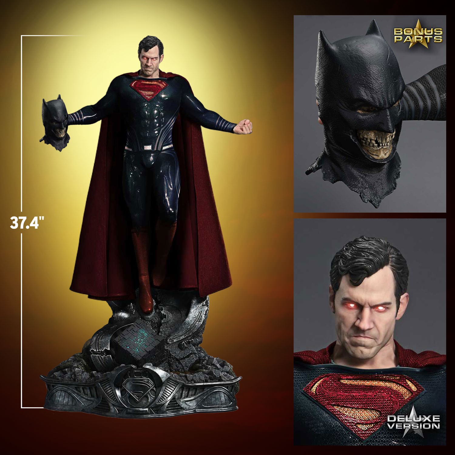 DC Comics Superman Knightmare (Deluxe Bonus Version) 1:3 Scale Statue  (Prototype Shown) View 2