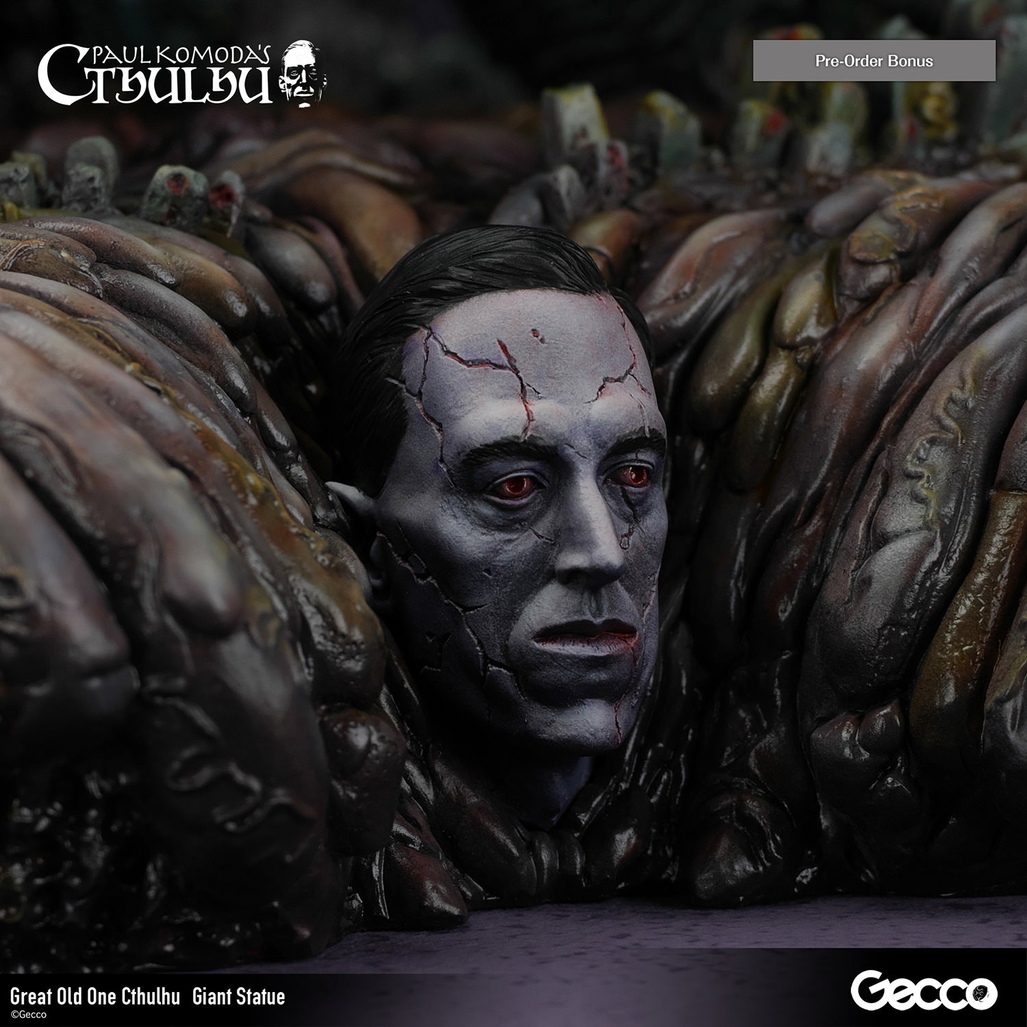H.P. Lovecraft Great Old One Cthulhu Giant Statues  (Prototype Shown) View 20