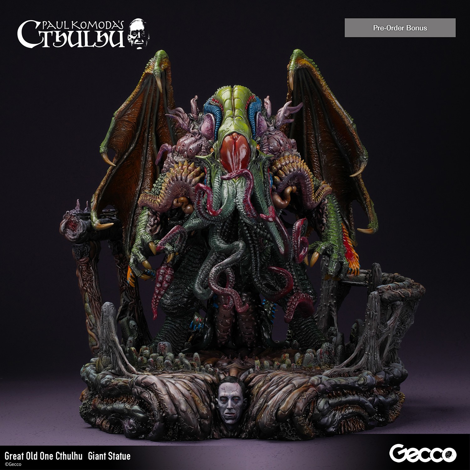 H.P. Lovecraft Great Old One Cthulhu Giant Statues  (Prototype Shown) View 21