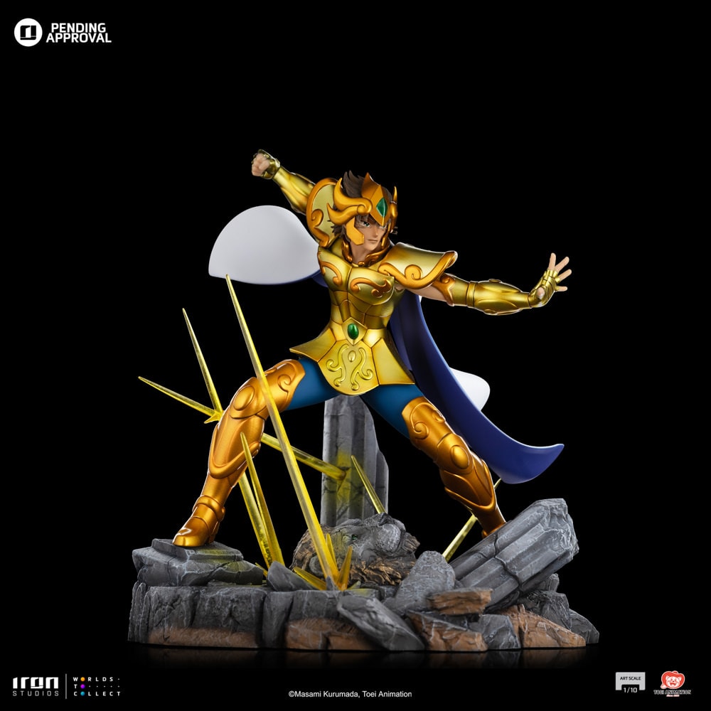 Saint Seiya Leo Aiolia 1:10 Scale Statue  (Prototype Shown) View 10