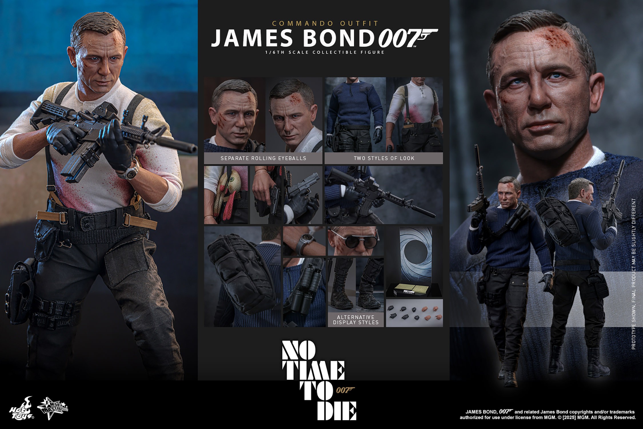 James Bond James Bond (Commando Outfit) Sixth Scale Figure  Exclusive Edition (Prototype Shown) View 26