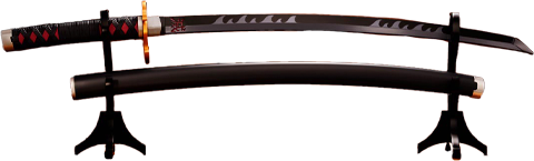 Demon Slayer Nichirin Sword (Tanjiro Kamado) Kyojuro Rengoku’s Sword (Guard Version) Prop Replica Prop Replica  (Prototype Shown) View 11