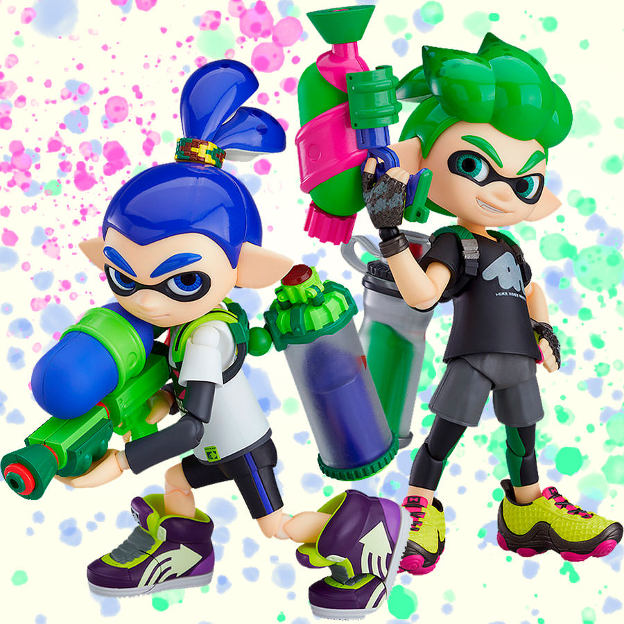 Splatoon Splatoon Boy Figma (DX Edition) Action Figure  (Prototype Shown) View 1