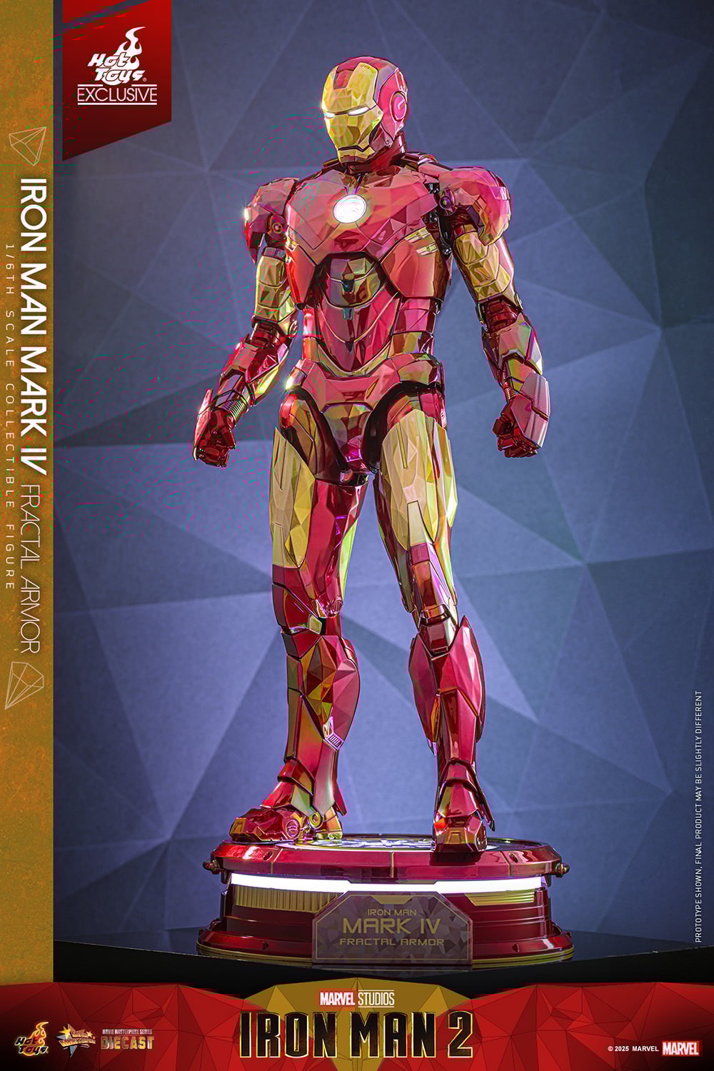 Iron Man Mark IV (Fractal Armor Version) Sixth Scale Figure by Hot