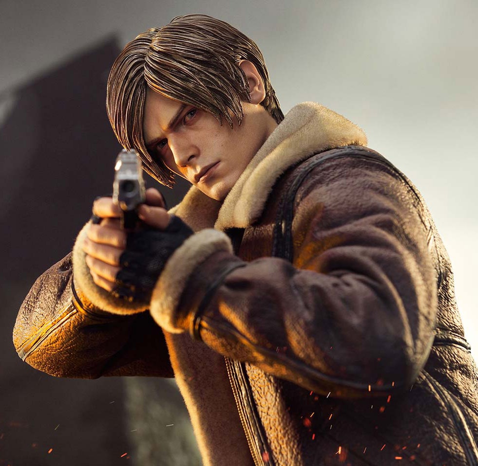 Resident Evil Leon S. Kennedy Quarter Scale Statue  (Prototype Shown) View 3