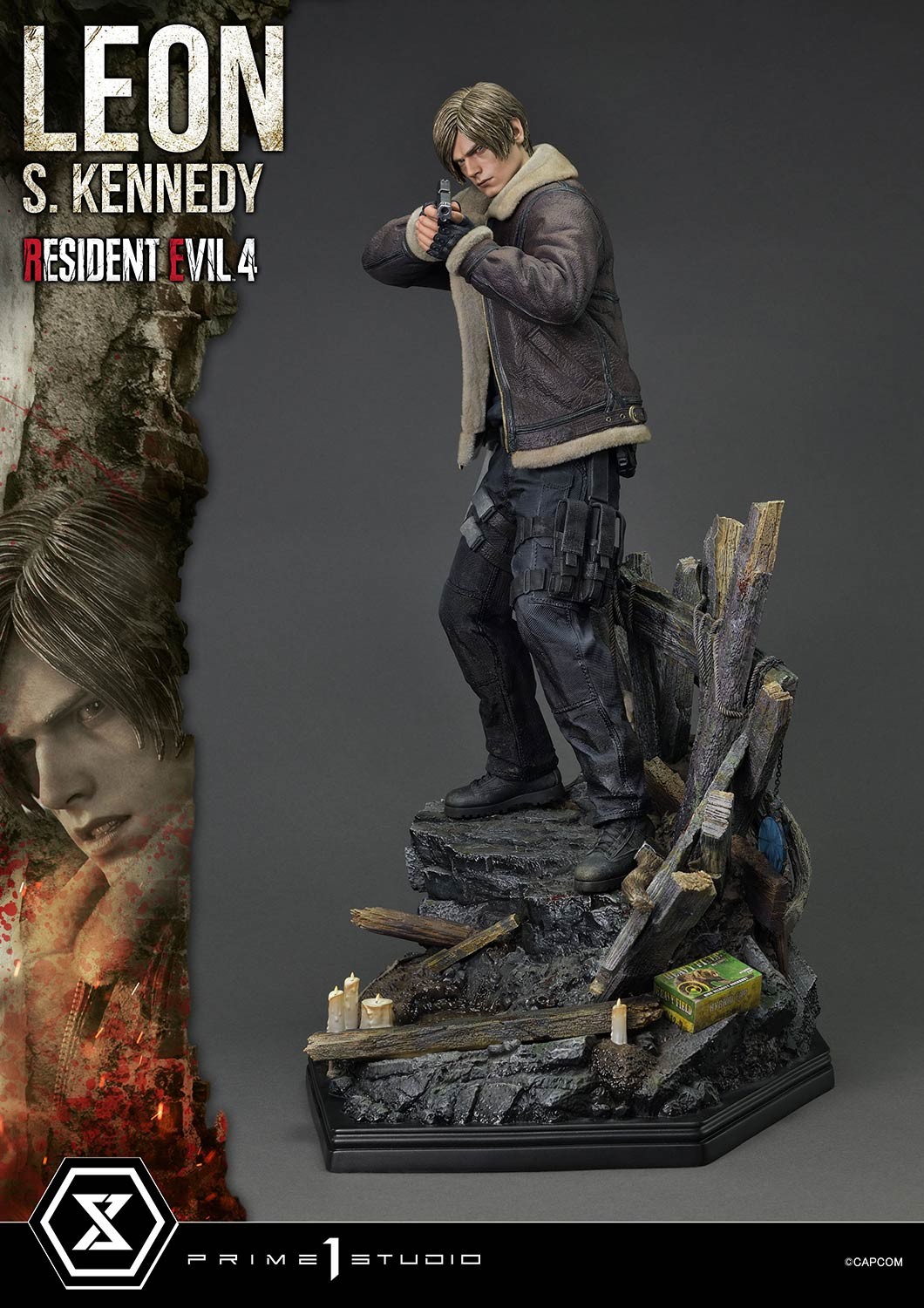 Resident Evil Leon S. Kennedy Quarter Scale Statue  (Prototype Shown) View 9