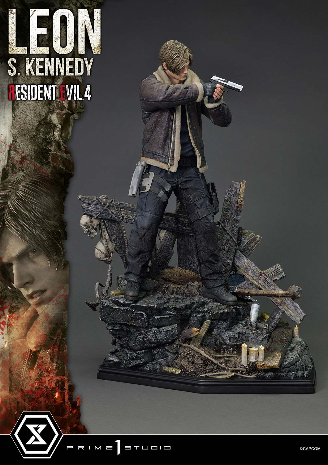Leon S. Kennedy Quarter Scale Statue by Prime 1 Studio | Sideshow