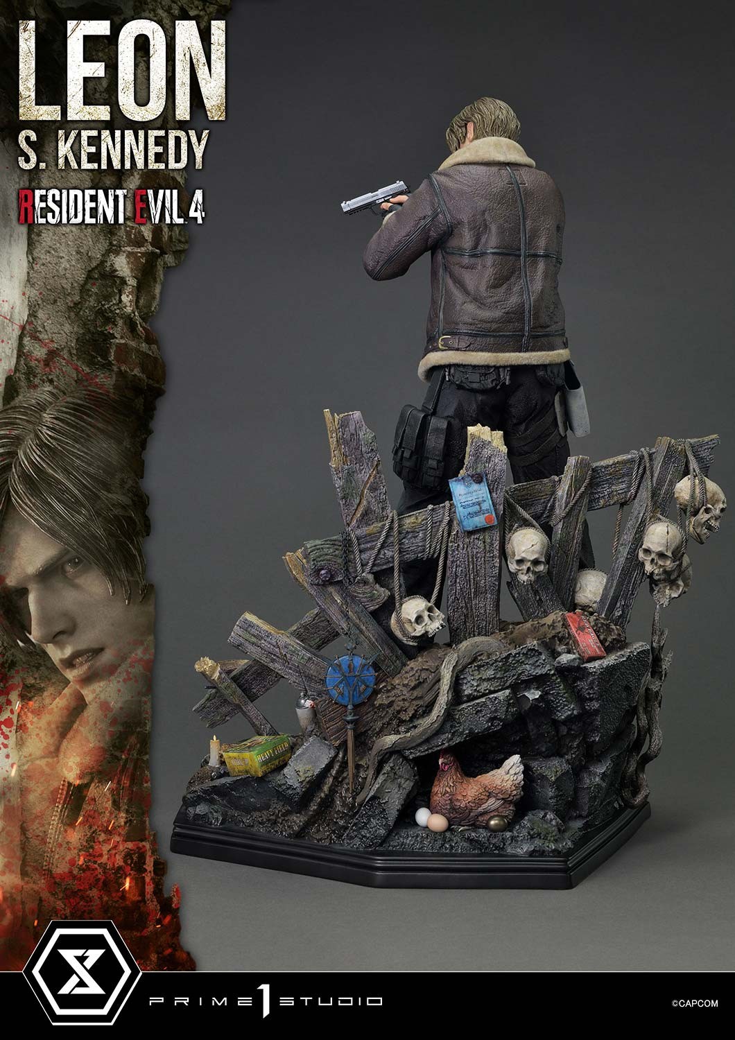 Leon S. Kennedy Quarter Scale Statue by Prime 1 Studio