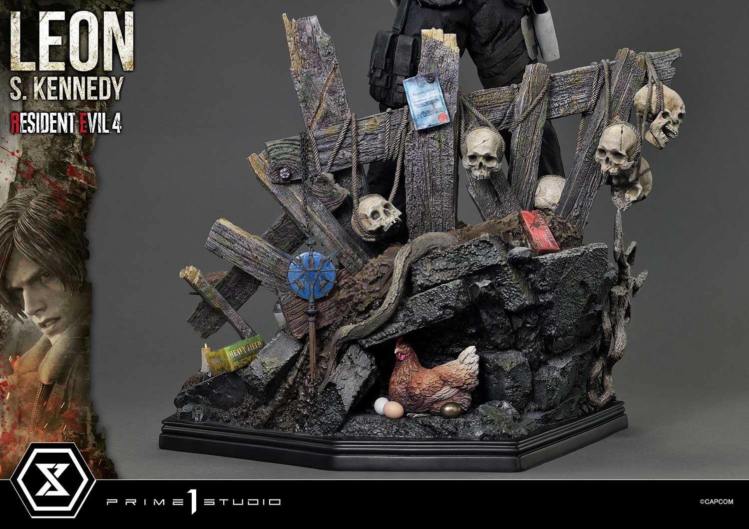 Resident Evil Leon S. Kennedy Quarter Scale Statue  (Prototype Shown) View 22