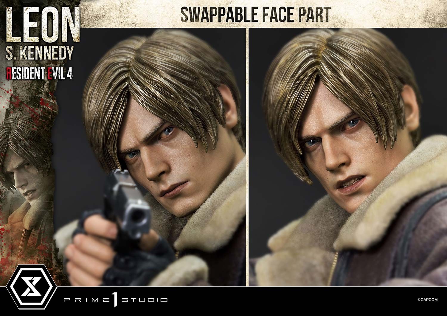 Resident Evil Leon S. Kennedy (Bonus Version) Quarter Scale Statue  (Prototype Shown) View 8