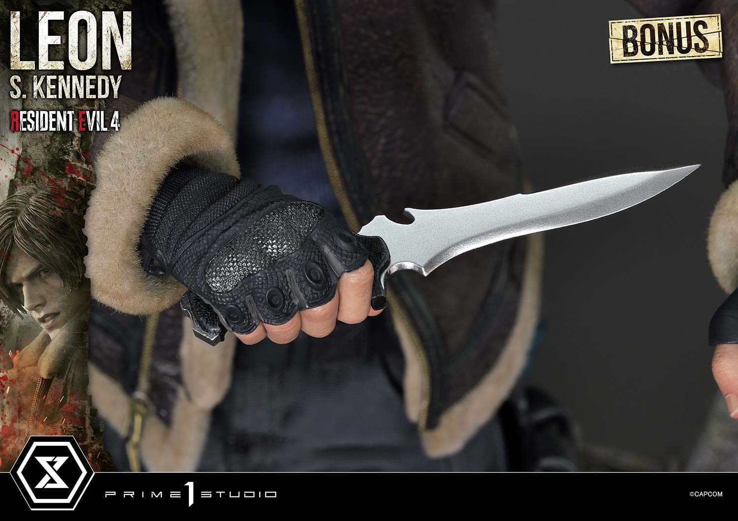 Resident Evil Leon S. Kennedy (Bonus Version) Quarter Scale Statue  (Prototype Shown) View 14
