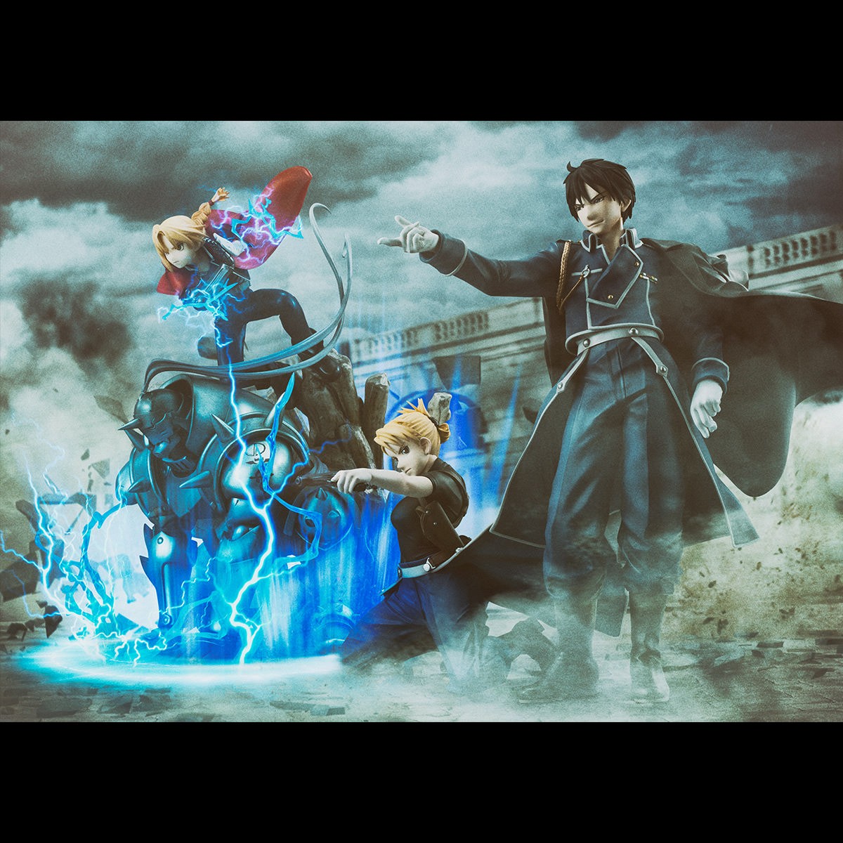 Fullmetal Alchemist Roy Mustang & Riza Hawkeye Collectible Figure  (Prototype Shown) View 10