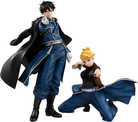 Fullmetal Alchemist Roy Mustang & Riza Hawkeye Collectible Figure  (Prototype Shown) View 11