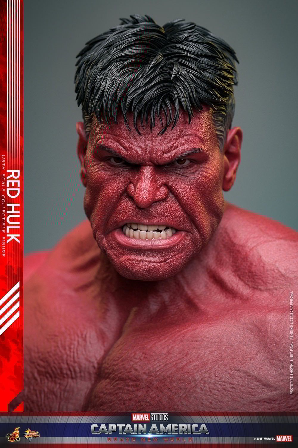 Marvel Red Hulk Sixth Scale Figure  (Prototype Shown) View 6