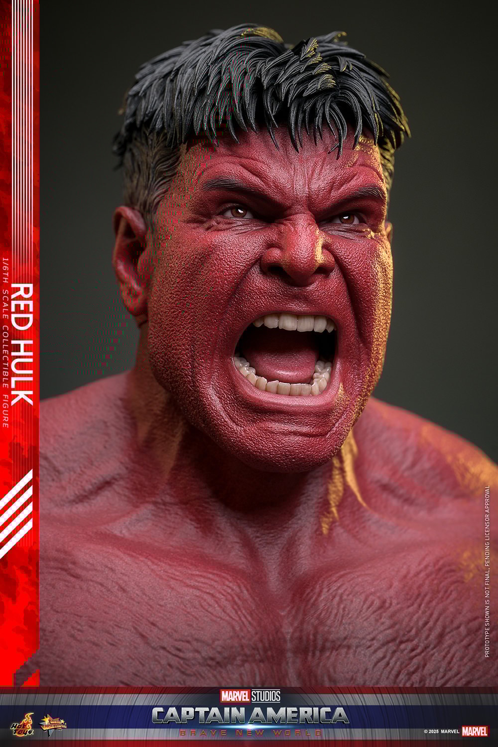 Marvel Red Hulk Sixth Scale Figure  (Prototype Shown) View 7