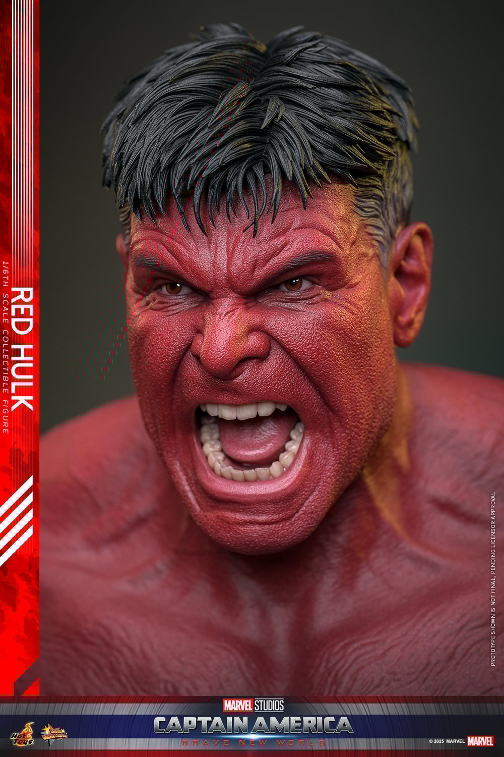 Marvel Red Hulk Sixth Scale Figure  (Prototype Shown) View 8
