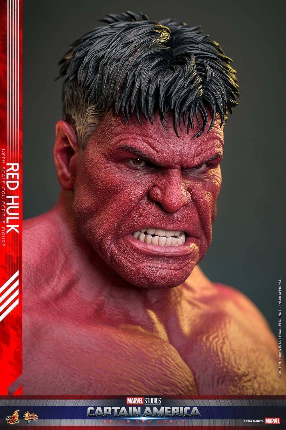 Marvel Red Hulk Sixth Scale Figure  (Prototype Shown) View 9