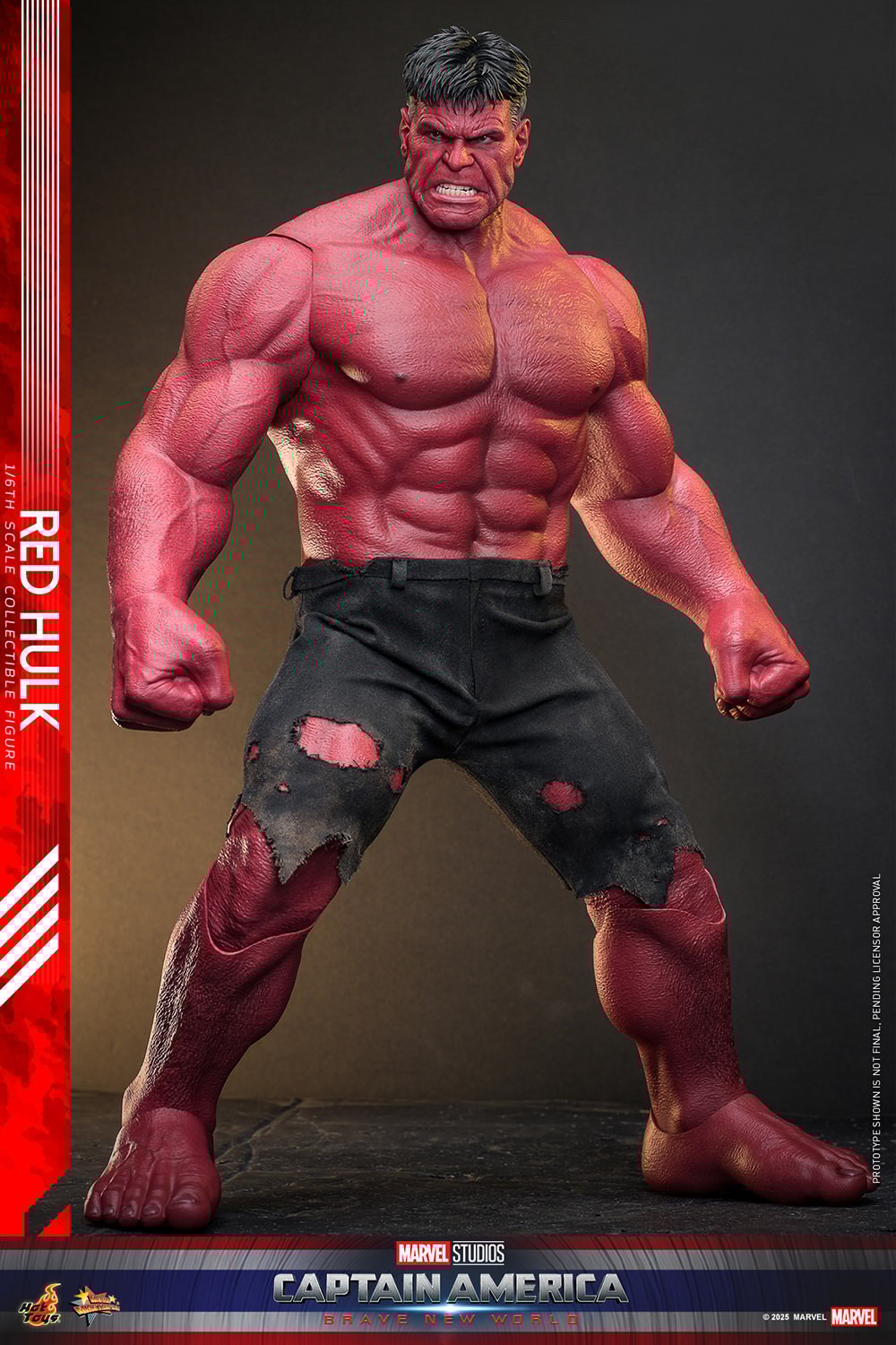 Marvel Red Hulk Sixth Scale Figure  (Prototype Shown) View 11