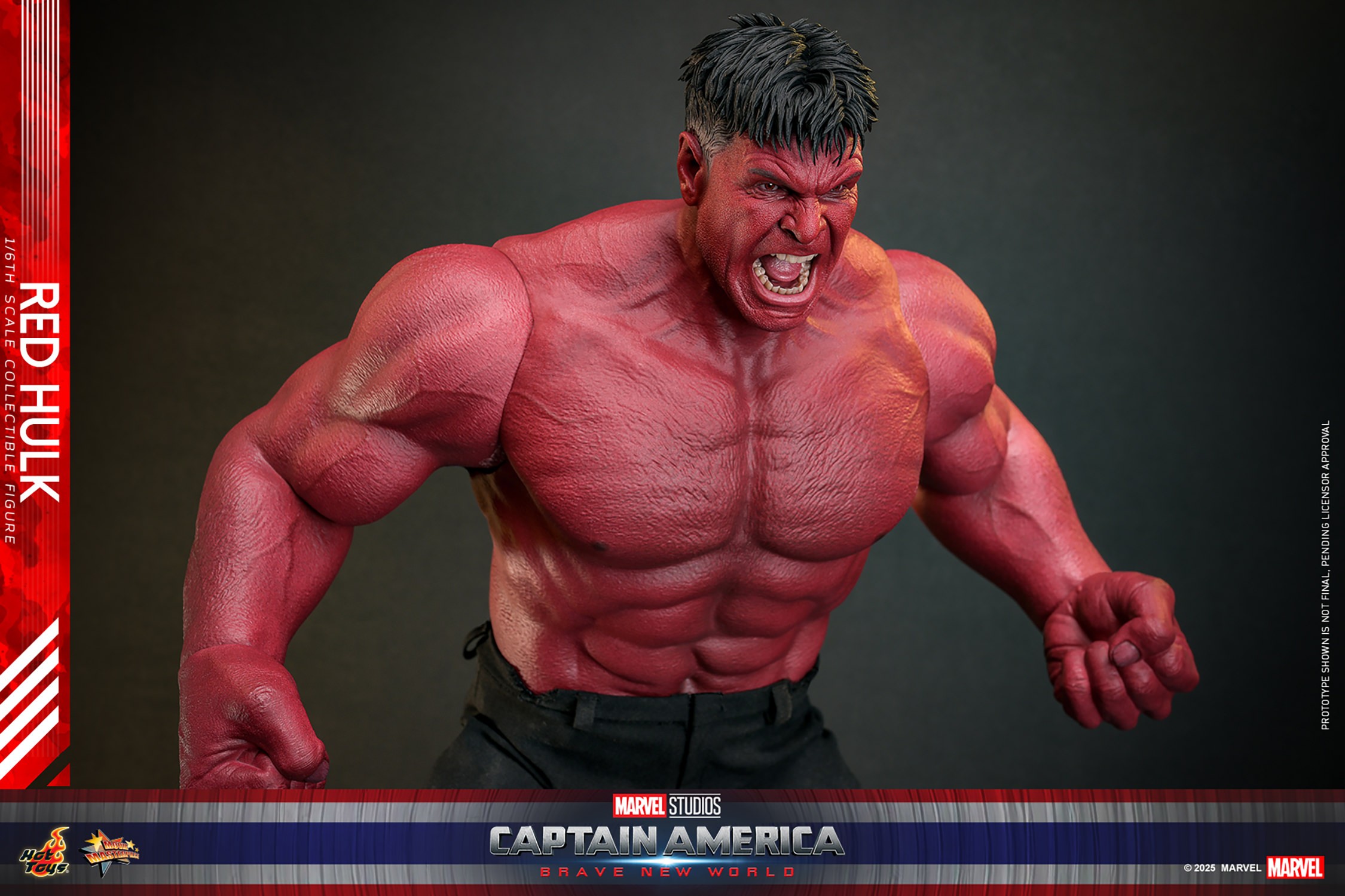 Marvel Red Hulk Sixth Scale Figure  (Prototype Shown) View 14