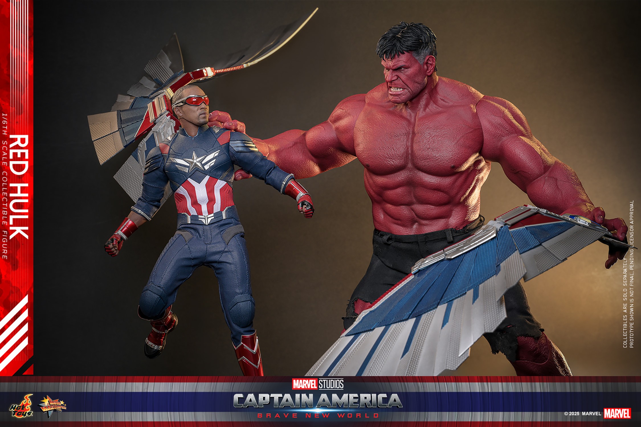 Marvel Red Hulk Sixth Scale Figure  (Prototype Shown) View 16