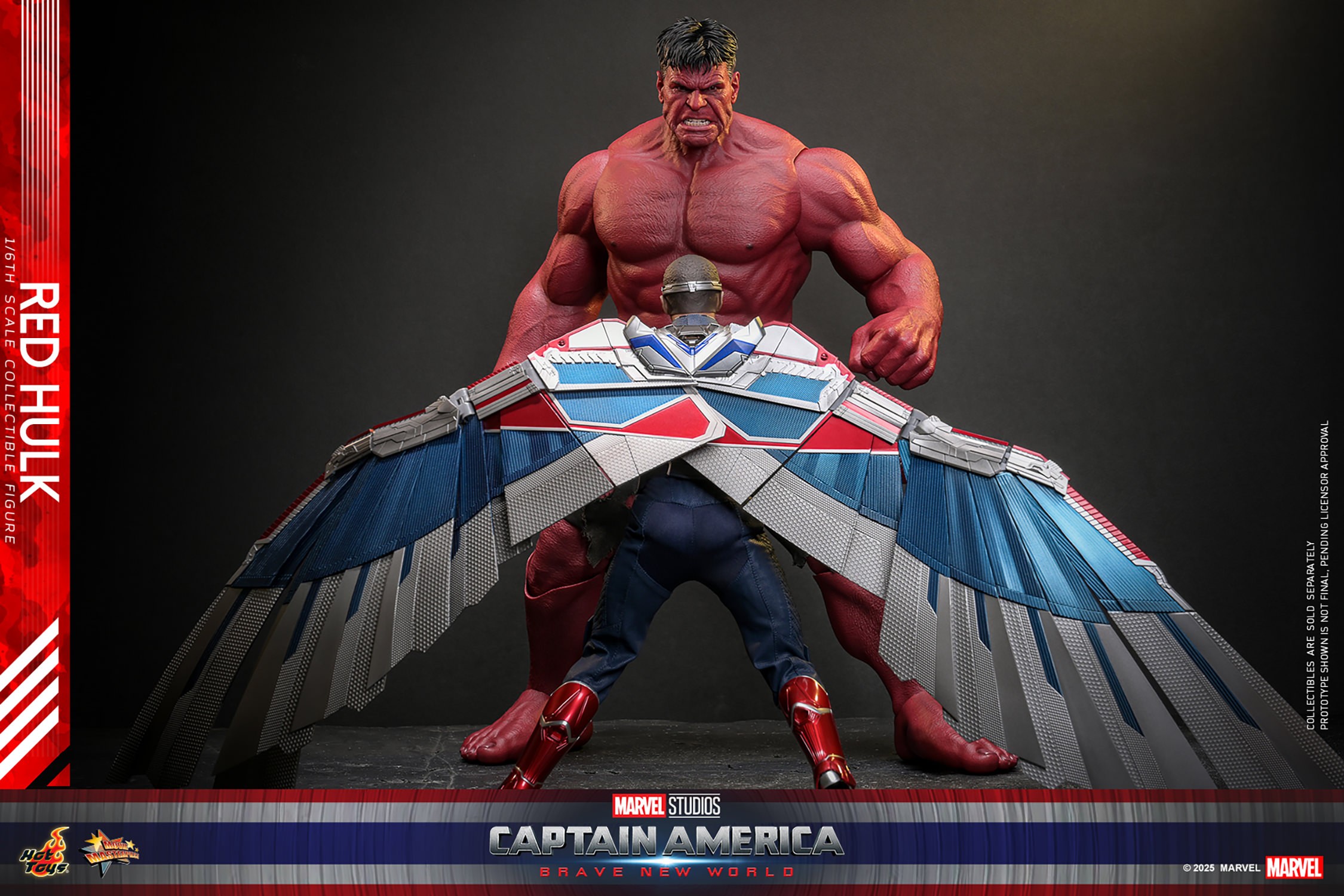 Marvel Red Hulk Sixth Scale Figure  (Prototype Shown) View 17