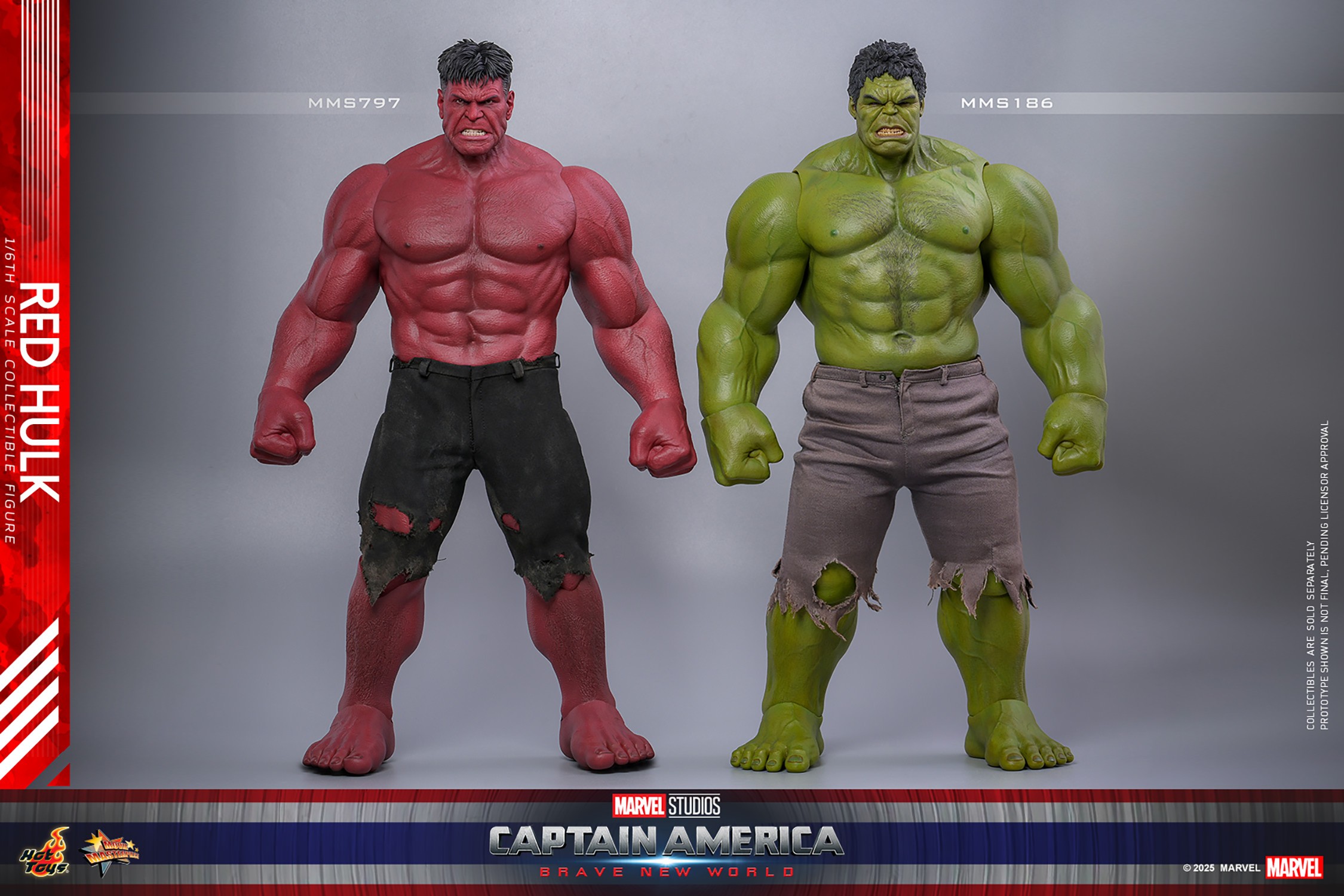 Marvel Red Hulk Sixth Scale Figure  (Prototype Shown) View 18