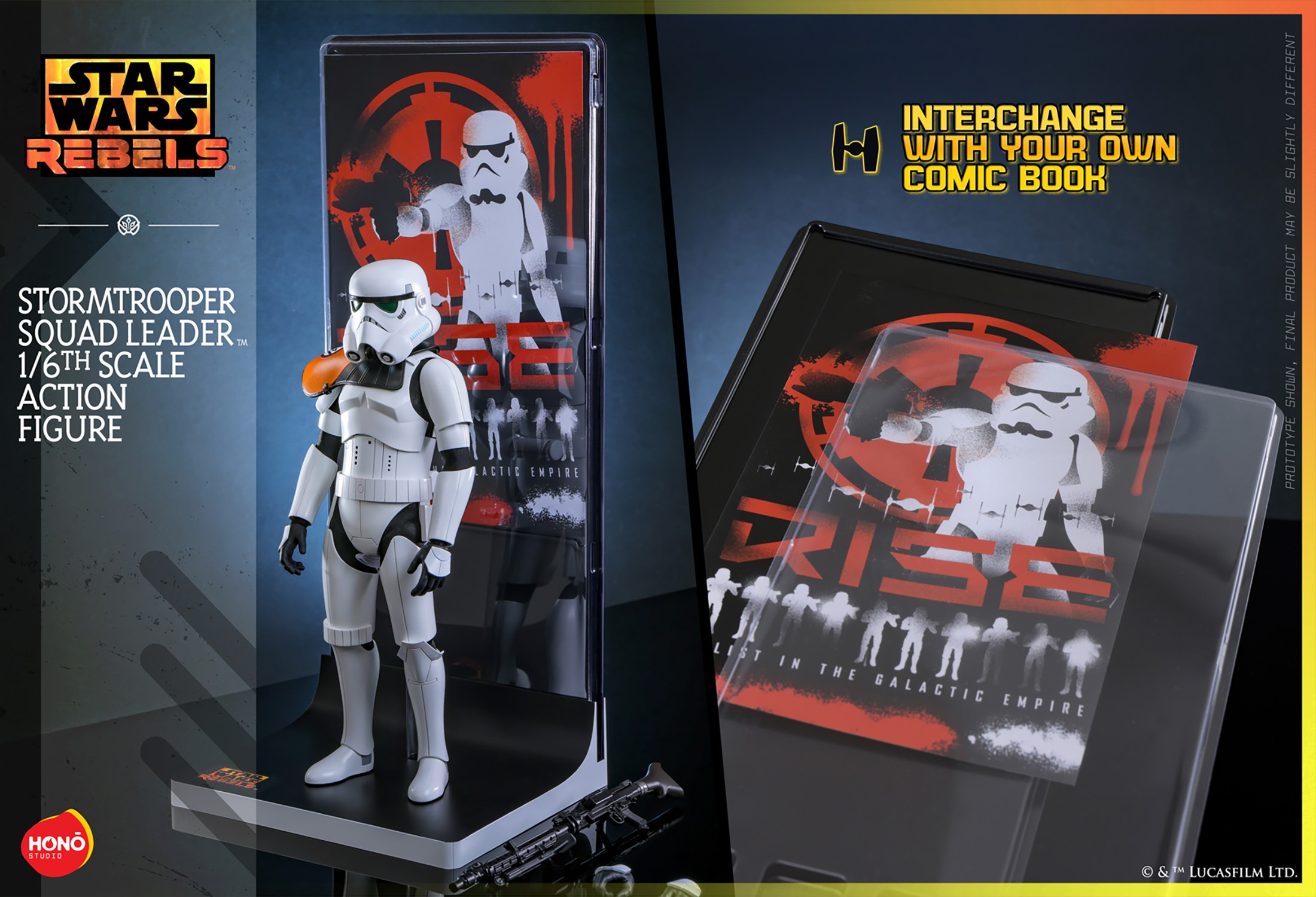 Stormtrooper™ Squad Leader Action Figure by HONO Studio