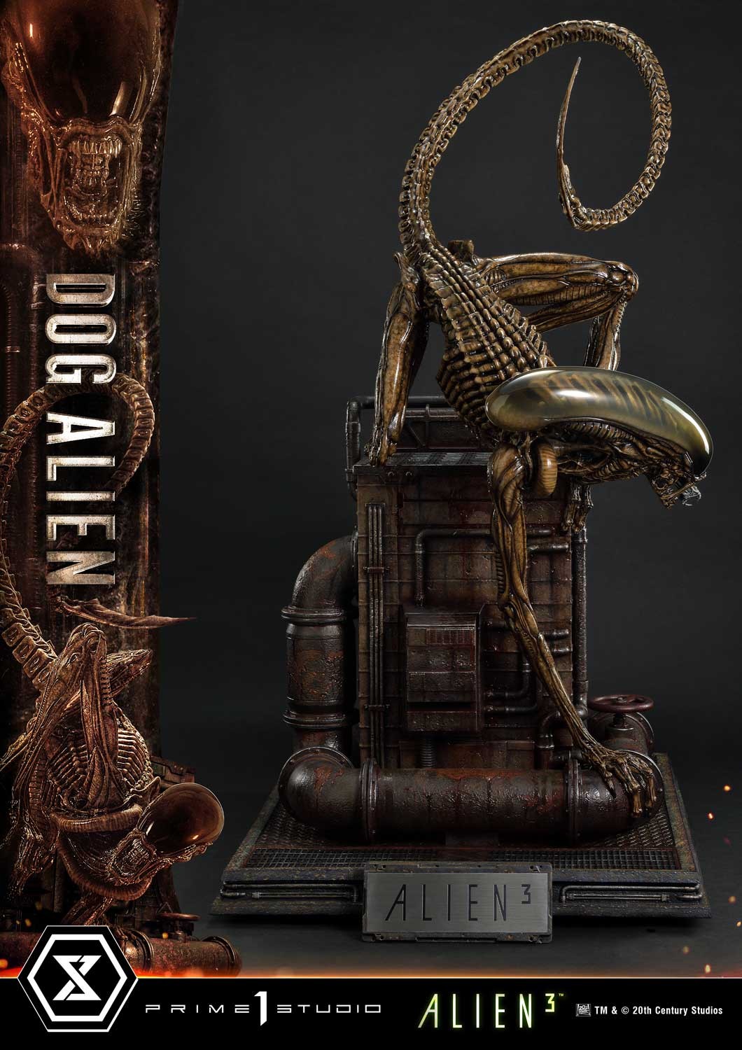 Alien 3 Dog Alien Life-Size Head Prop Replica by CoolProps