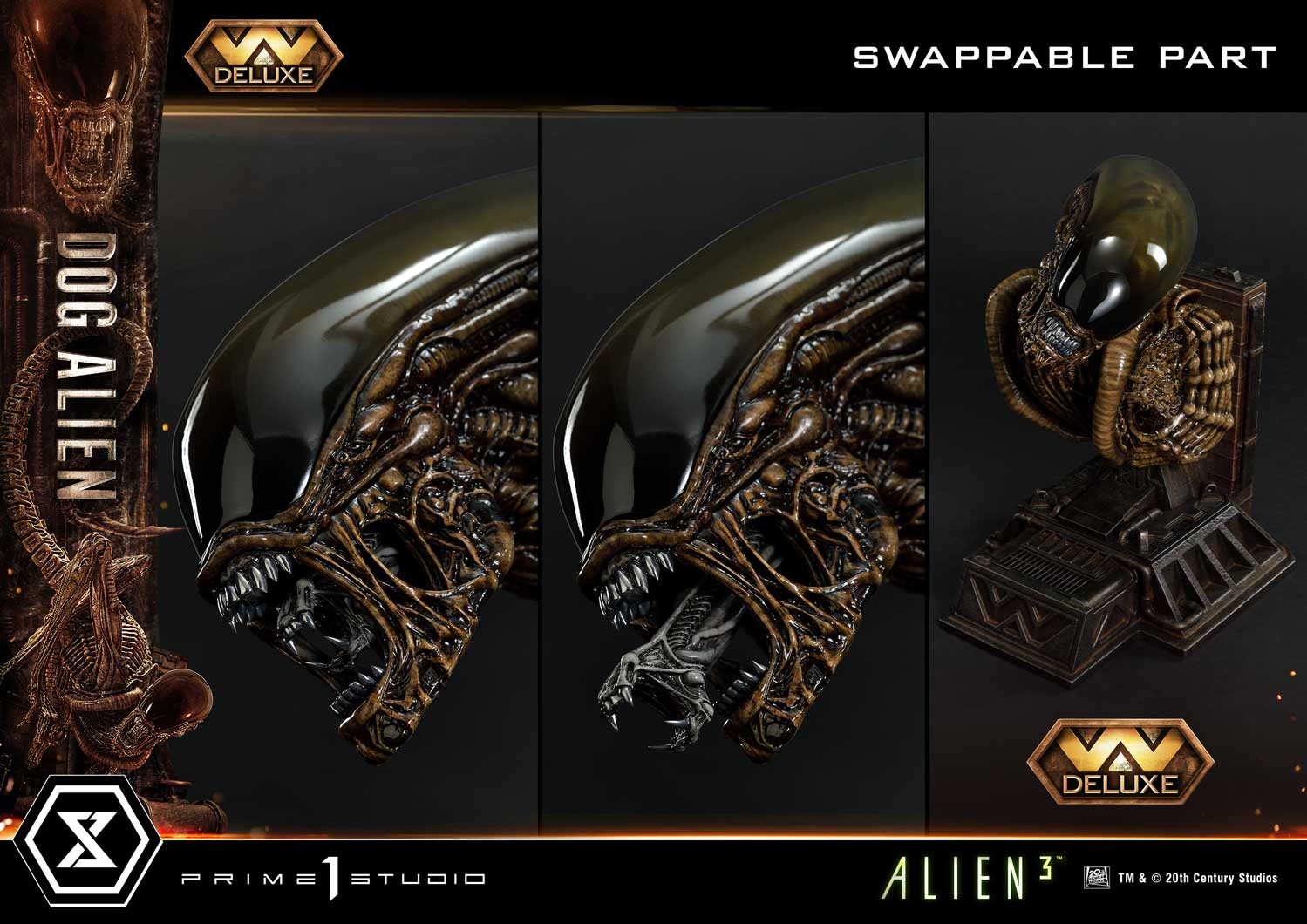 Alien Dog Alien (Deluxe Version) 1:3 Scale Statue  (Prototype Shown) View 6