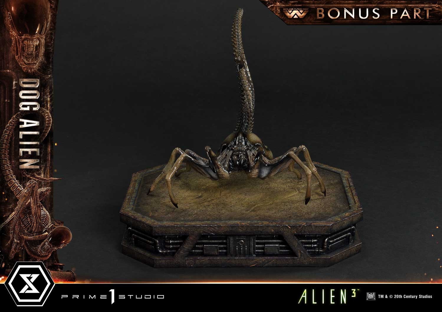 Alien Dog Alien (Deluxe Bonus Version) 1:3 Scale Statue  (Prototype Shown) View 7