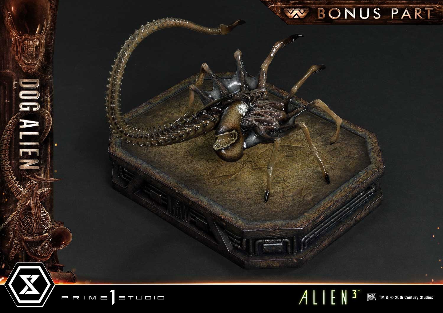 Alien Dog Alien (Deluxe Bonus Version) 1:3 Scale Statue  (Prototype Shown) View 8
